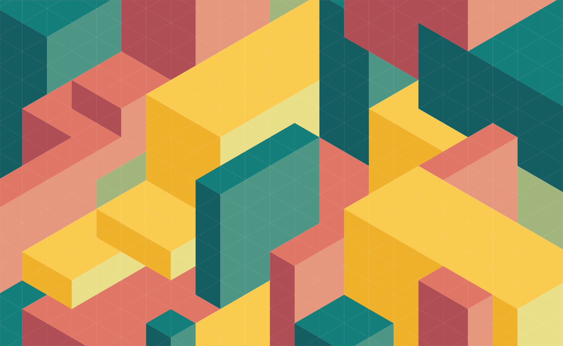 Just Solutions article by Aiko Schaefer featured image of geometric yellow, pink, and teal shapes