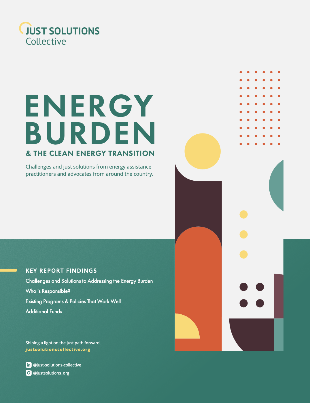 Cover of Energy Burden and the Clean Energy Transition by Zully Juarez from Just Solutions