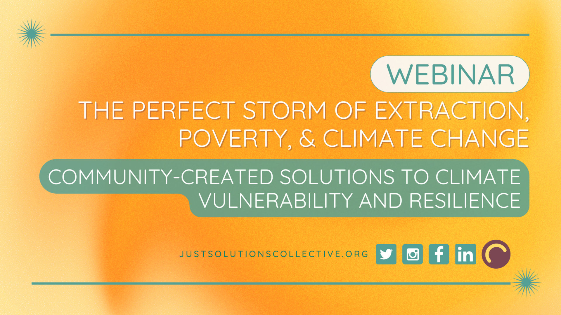 Webinar: Community-Created Solutions to Climate Vulnerability and Resilience