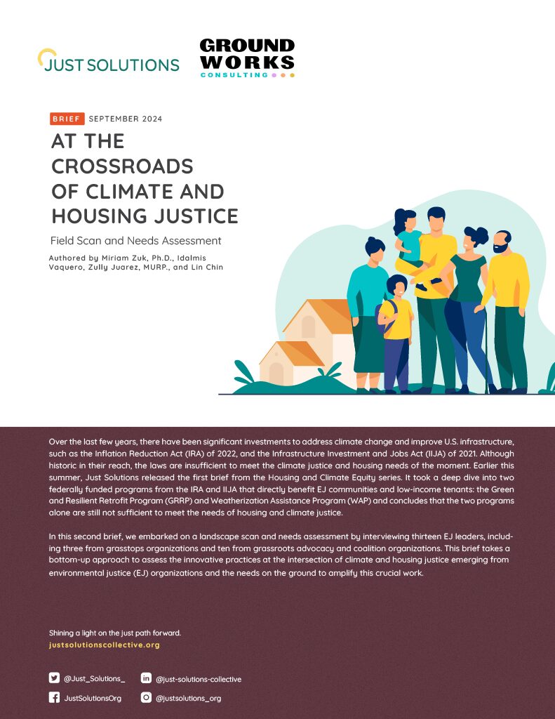 At The Crossroads of Climate and Housing Justice: Field Scan and Needs Assessment