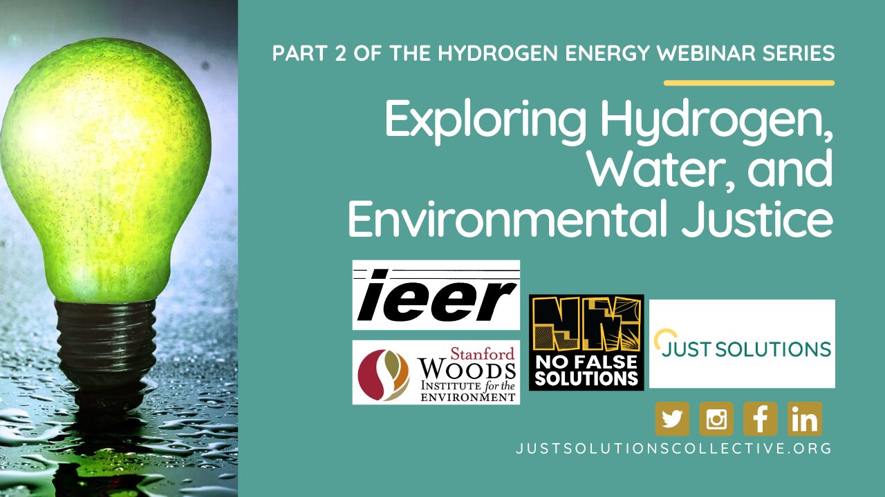 Webinar: Exploring Hydrogen, Water, and Environmental Justice